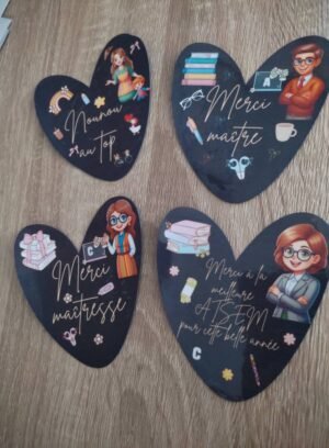 Stickers remerciement magnétiques