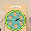 La roue des émotions – Affiche éducative pour enfants